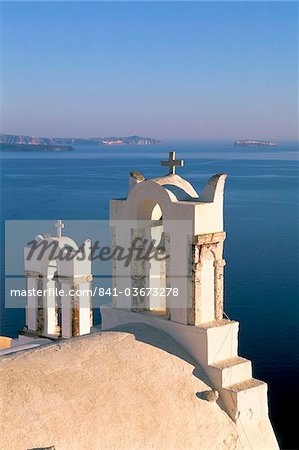 Oia (Ia), l'île de Santorini (Thira), Iles des Cyclades, Aegean, îles grecques, Grèce, Europe