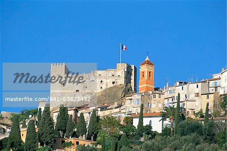 Roquebrune, Cote d'Azur, Alpes-Maritimes, Provence, France, Mediterranean, Europe