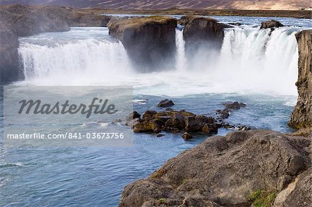 Godafoss Wasserfall, Island, Polarregionen