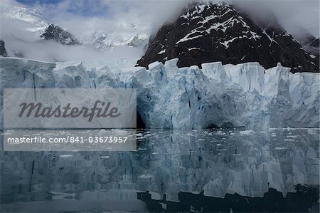 Glacier, Paradise Bay, péninsule de l'Antarctique, l'Antarctique, les régions polaires