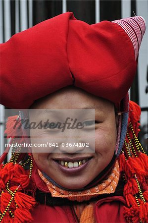 Femme de tribu de colline du peuple minoritaire de la Lao Chai, Sapa, Vietnam, Indochine, Asie du sud-est, Asie