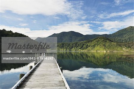 Baie de Penzance, Tennyson Inlet, Marlborough Sounds, Marlborough, Nouvelle Zelande, Pacifique