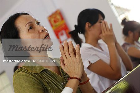 Catholic Mass in a Vietnamese church, Ho Chi Minh City, Vietnam, Indochina, Southeast Asia, Asia