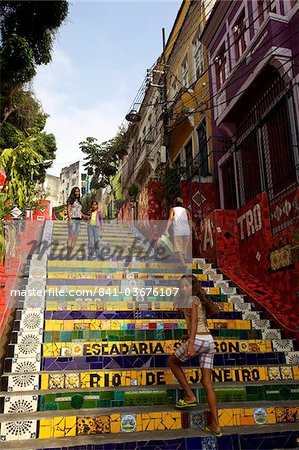 Escadaria Jorge Selaron in Rio De Janeiro, Brasilien, Südamerika