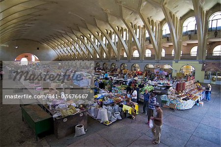 Le bazar couvert d'Erevan, Arménie, Caucase, Asie centrale, Asie