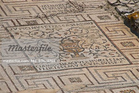 Mosaïques au 6ème siècle basilique euphrasienne, patrimoine mondial de l'UNESCO, Porec, Istrie, Croatie, Europe