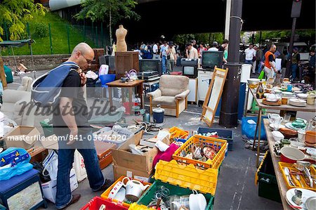 Voleurs marché, marché aux puces de Les Puces de Saint-Ouen, Porte de Clignancourt, Paris, France, Europe
