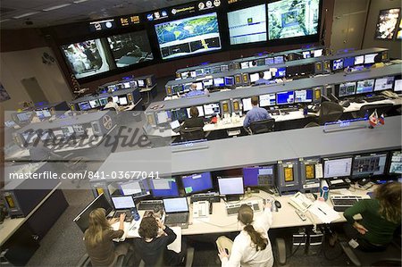 NASA Mission Control, Houston, Texas, États-Unis d'Amérique, l'Amérique du Nord