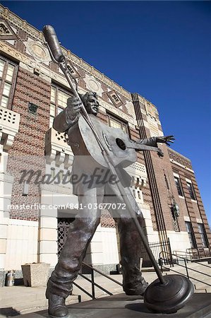 Statue von Elvis Presley in Shreveport, Louisiana, Vereinigte Staaten von Amerika, Nordamerika