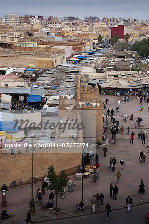 Porte Sidi Abdelwahab, Oujda, région de l'Oriental, Maroc, Afrique du Nord, Afrique