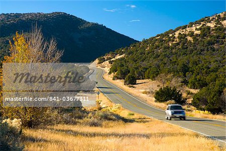 Turquoise Trail, Nouveau-Mexique, États-Unis d'Amérique, l'Amérique du Nord