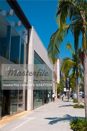 Rodeo Drive, Beverley Hills, Los Angeles, California, United States of America, North America