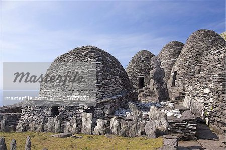 Monastère de Celtic, Skellig Michael, site du patrimoine mondial de l'UNESCO, comté de Kerry, Munster, Irlande, Europe