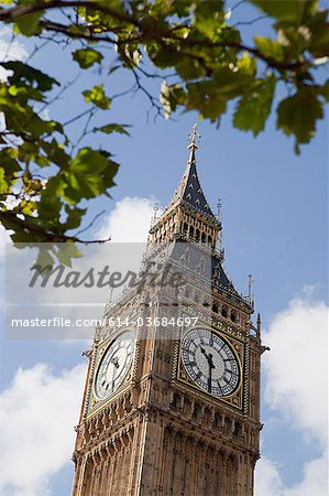 Big Ben tour de l'horloge, Westminster, Londres