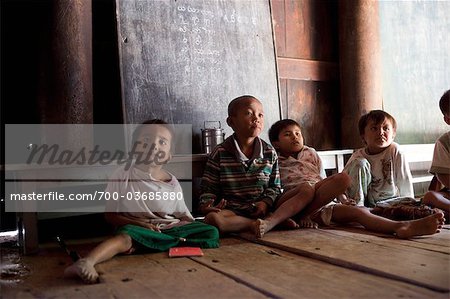 Children at School, Myanmar