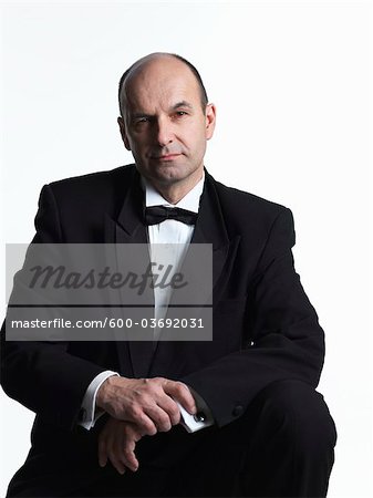 Portrait of Man in Tuxedo Portrait of Man in Tuxedo