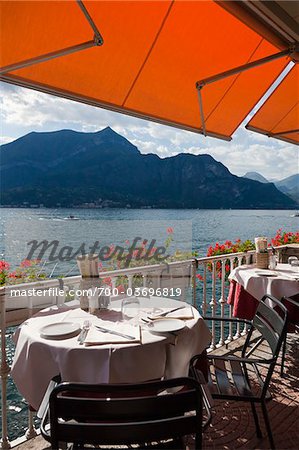 View from Restaurant, Bellagio, Lake Como, Lombardy, Italy