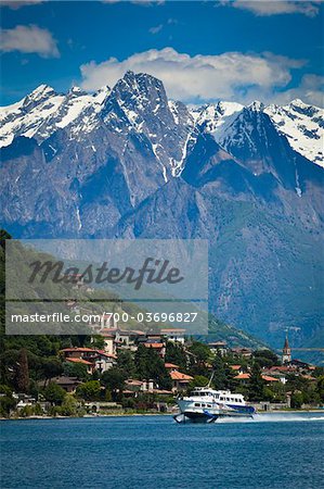 Gravedona, lac de Côme, Lombardie, Italie