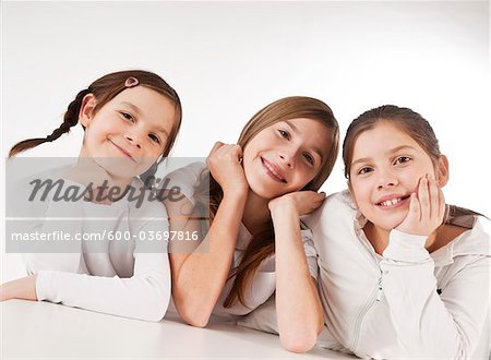 Portrait of Three Girls