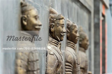 Bas-reliefs Warrior Sculpture, Gulou Area, Dongcheng District, Beijing, China