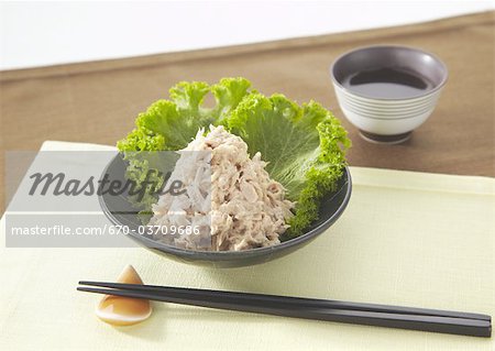 Tuna dressed with mayonnaise Tuna dressed with mayonnaise