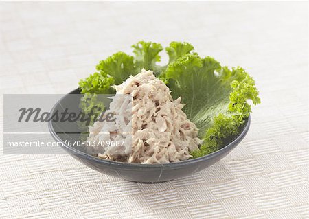 Tuna dressed with mayonnaise Tuna dressed with mayonnaise