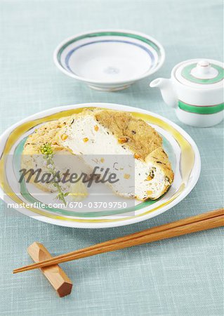 Fried tofu fritter Fried tofu fritter