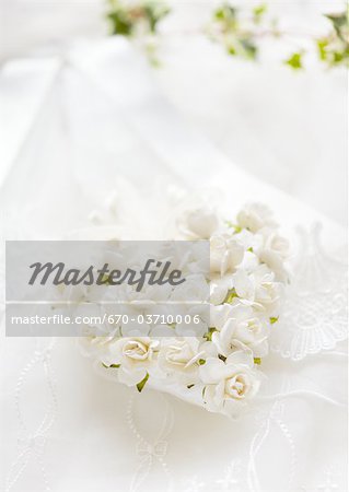 White rose ornament White rose ornament