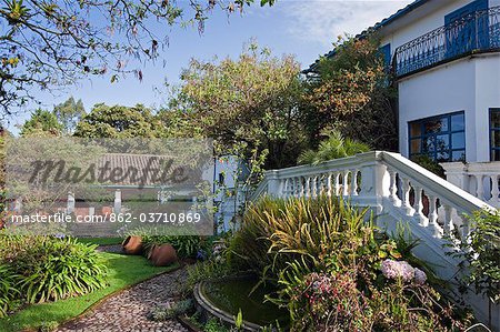 Équateur, Hacienda Cusin, un andine C17th restaurée du homestead, maintenant un petit hôtel de caractère, Otavalo.