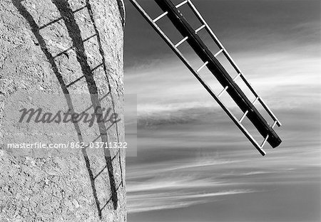 Windmill near Saint Saturnin-les-Apt, Provence, France