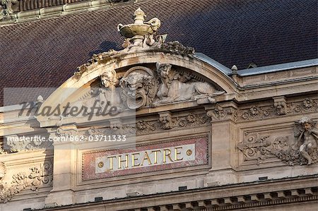 Lyon, France; The theatre in Place de Celestins in Lyon