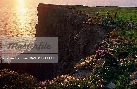 Ireland,Co. Clare. The Cliffs of Moher.