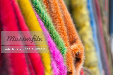 Close-up of Fabrics, Muxiyuan Textile Market, Fengtai District, Beijing, China