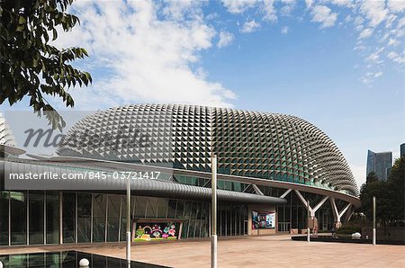 Esplanade-Theater auf dem Bay Arts Centre, Singapur. Architekten: Michael Wilford und DP