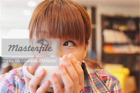 Woman Drinking Coffee