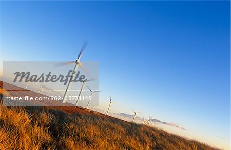 Ferme éolienne de Ovenden Moor, Denholme, près de Bradford, West Yorkshire