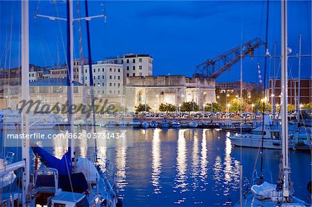 Italie, Ligurie, Gênes (Genova), marina de Porto Vecchio