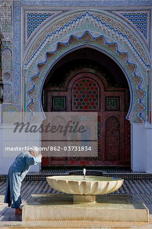 The Qarawiyine mosque in Fes, Morocco