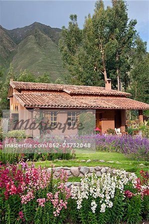 Peru, One of the attractive villas at Urubamba Villas, set in beautiful gardens a short distance from Urubamba. Peru, One of the attractive villas at Urubamba Villas, set in beautiful gardens a short distance from Urubamba.