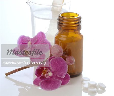 Tissue salts and orchid blossoms
