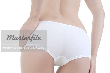 Woman in panties