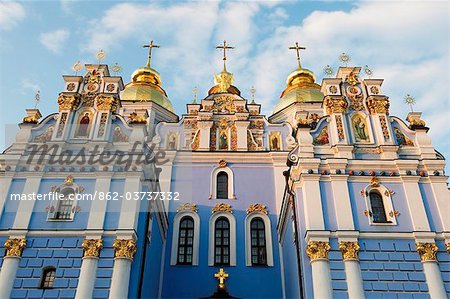 Ukraine, Kiev, St Michaels Gold Domed Monastery, 2001 copy of 1108 original