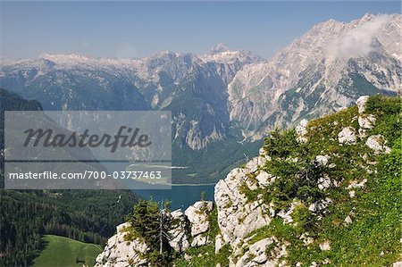View from Jenner Mountain, Bavaria, Germany