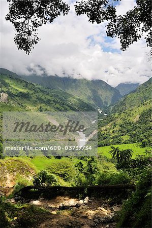Marsyangdi River Valley, Annapurna Conservation Area, Gandaki, Pashchimanchal, Nepal