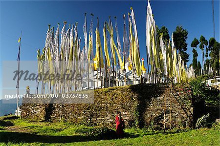 Sanga Choeling Kloster, Pelling, West Sikkim, Sikkim, Indien