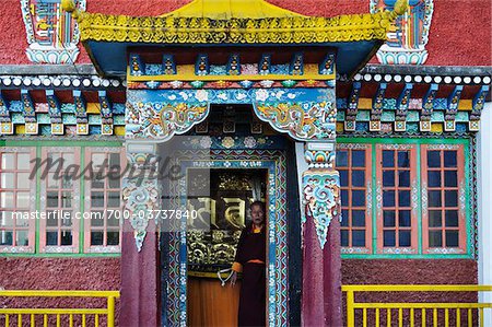 Monastère de Pemayangtse, Pemayangtse, ouest du Sikkim, Sikkim, Inde