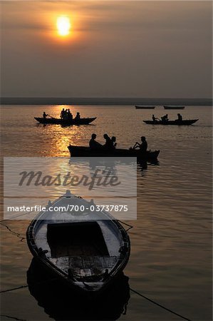 District de River Ganges, Varanasi, Varanasi, Uttar Pradesh, Inde