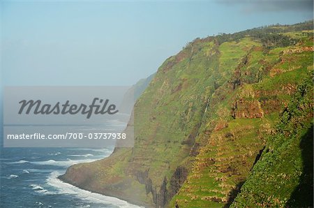 Küste in der Nähe von Ponta Do Pargo, Madeira, Portugal
