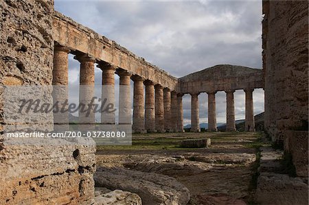 Temple Dorique, Ségeste, Sicile, Italie