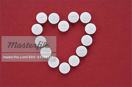 Pills in Heart Shape